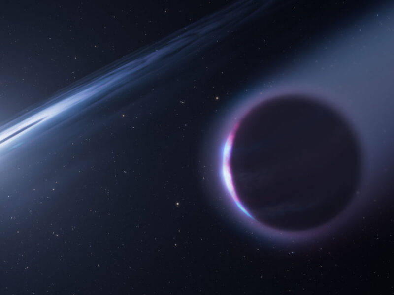 White Dwarf Spotted Devouring the Planet It Birthed